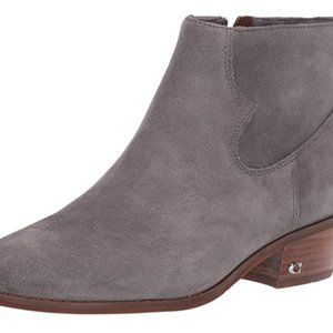 COACH Danni Ankle Suede Grey Booties Sz. 10